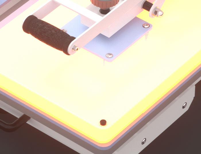 DTG Curing Heat Press