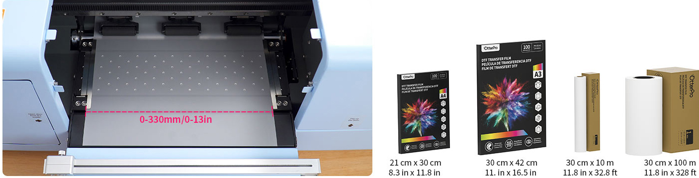 OtterPro Model M 30 DTF Printer