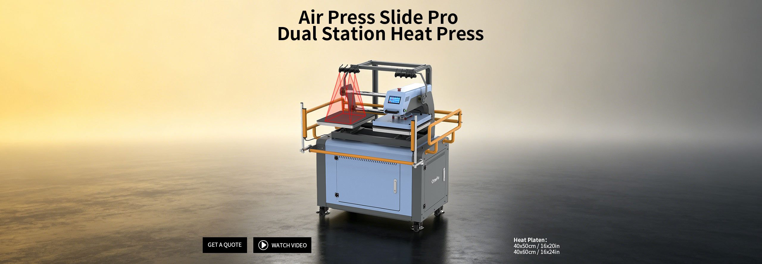 Air Press Automatic Dual-Station Heat Press P16B Pro