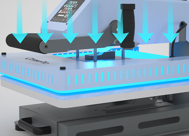 Swing Away Heat Press