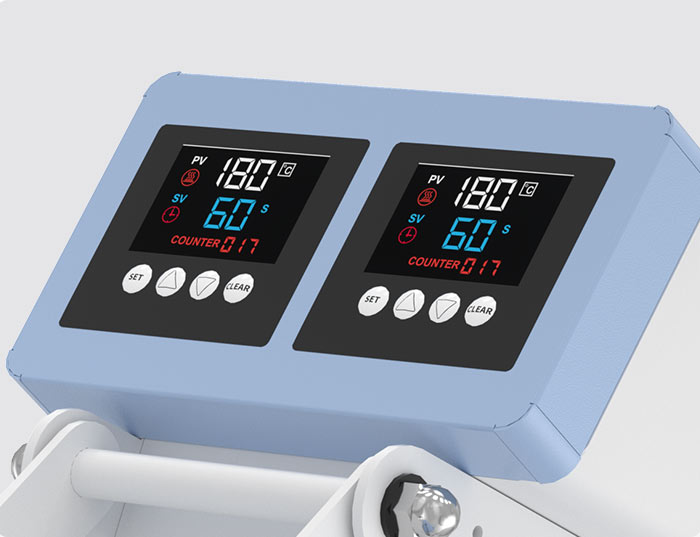 Top & Bottom Heat Dual Control Heat Press