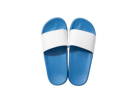 Zapatilla imprimible DTF (azul/blanco)