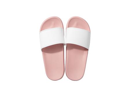 Zapatilla imprimible DTF (rosa/blanco)