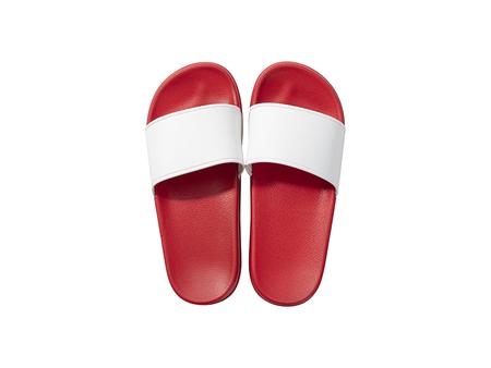Zapatilla imprimible DTF (rojo/blanco)
