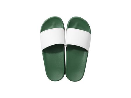 Zapatilla imprimible DTF (verde/blanco)